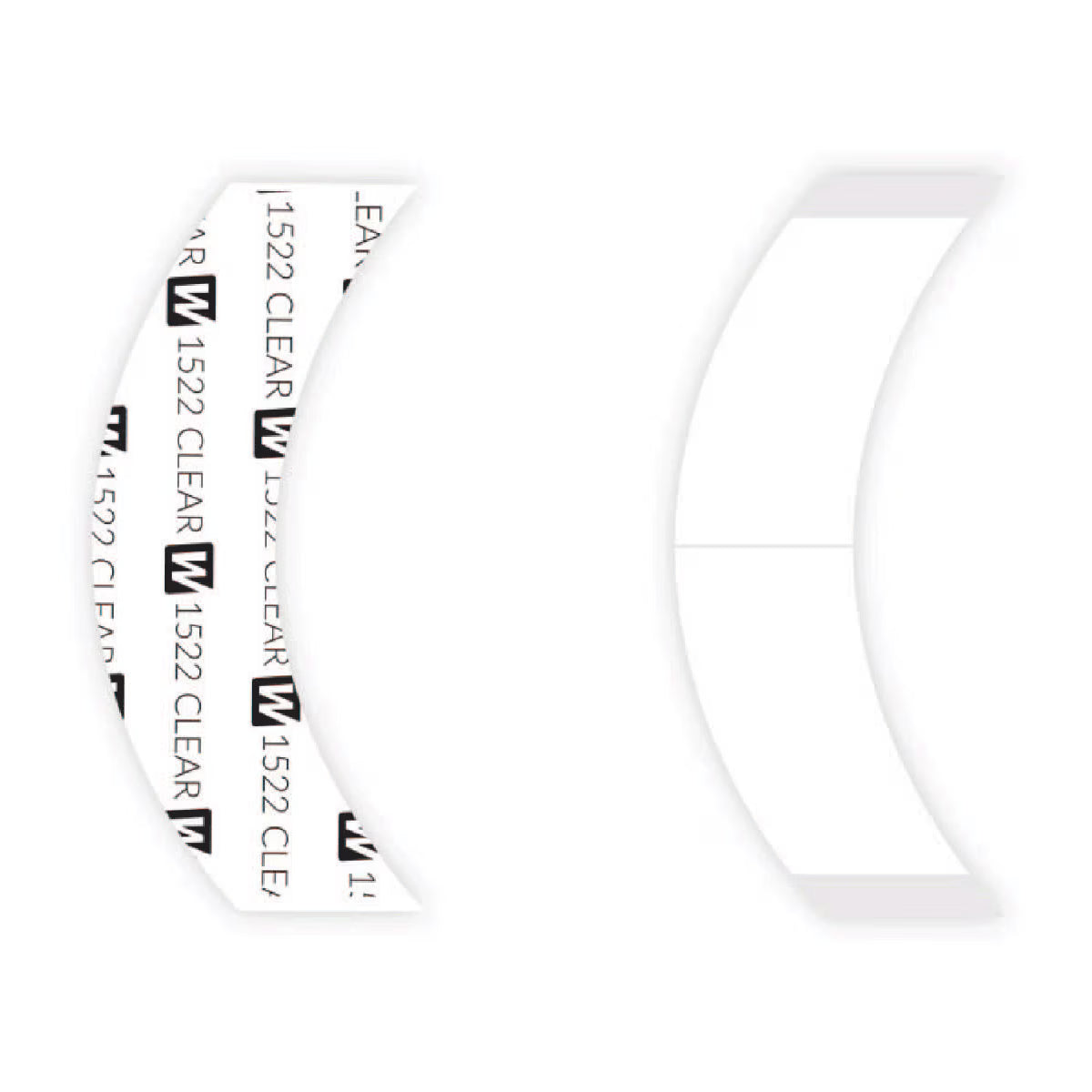 Walker Tape 1522 Clear - CC Contour, 36pc