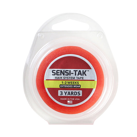 SENSI-TAK TAPE - Biadesivo Rosso Trasparente 1-2 Settimane